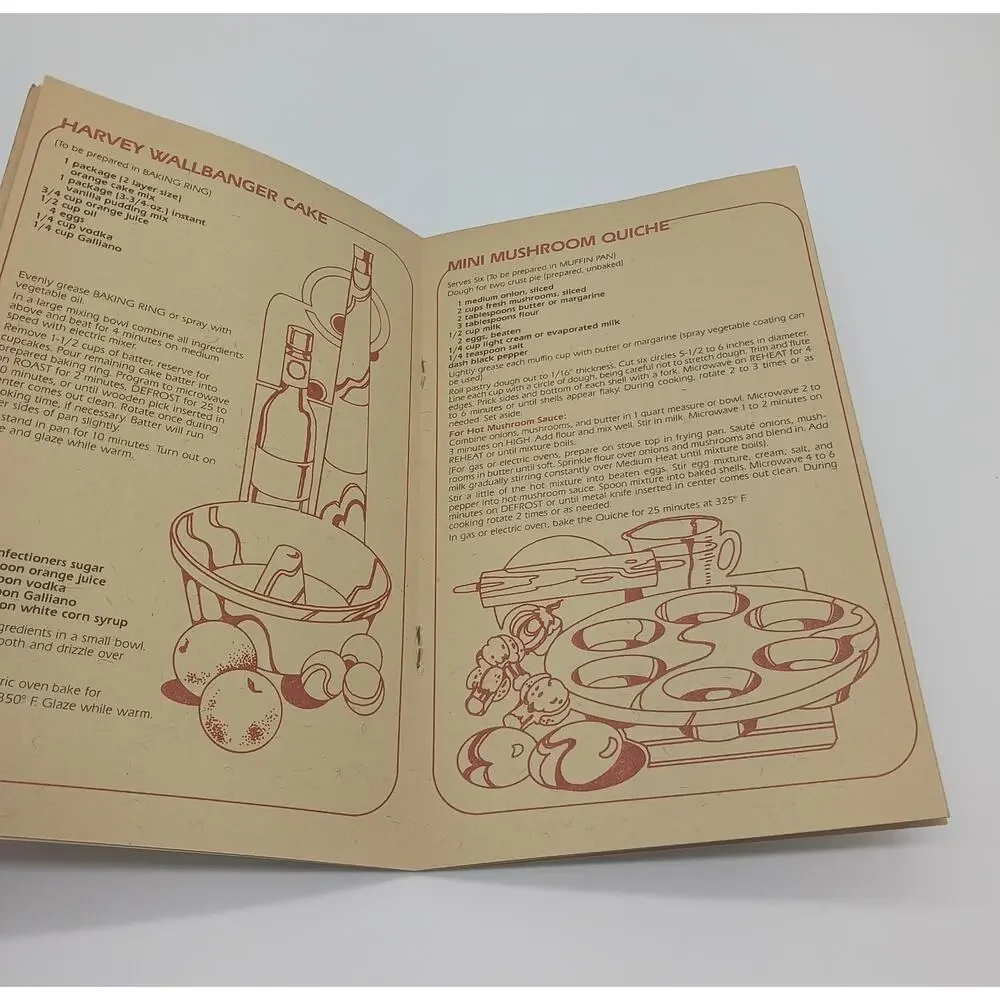 Booklet Microware Instructions & Recipes From Anchor Hocking Microwave Cooking